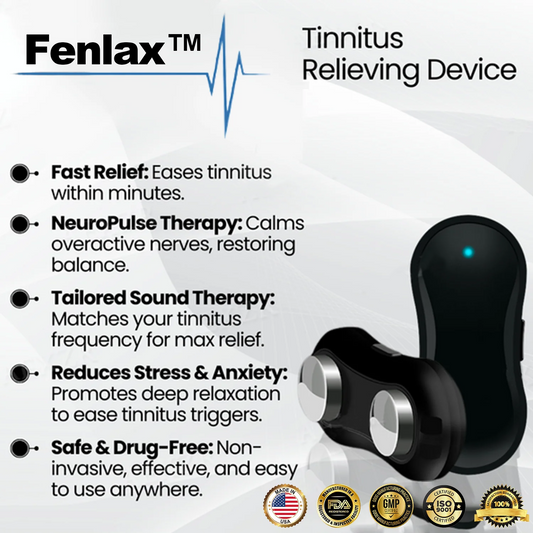 Fenlax™ PRO NeuroPulse Tinnitus Relief Device