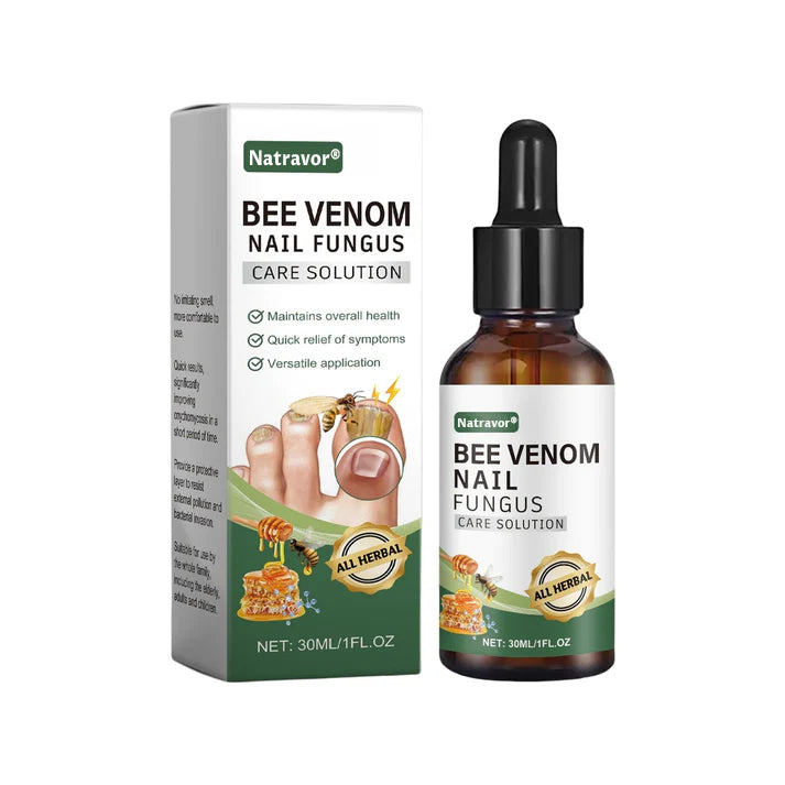 Natravor® Bee Venom Nail fungus care solution ：Natural Formula for Toenail & Fingernail Care