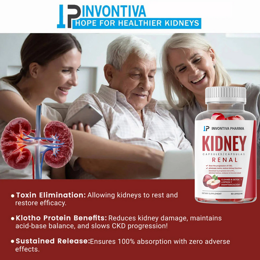 Invontiva PRO Kidney Support Promote blood flow and circulation