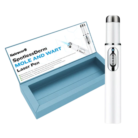 Natravor® PRO SpotlessDerm Mole & Wart Removal Laser Pen – Made in the USA