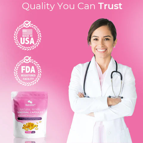 Natravor® Instant Itch Relief & Natural Detox & Firming Repair & Pink and Tender Natural Capsules