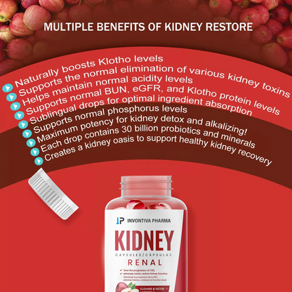 Invontiva PRO Kidney Support Promote blood flow and circulation