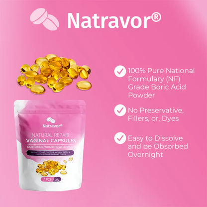Natravor® Instant Itch Relief & Natural Detox & Firming Repair & Pink and Tender Natural Capsules