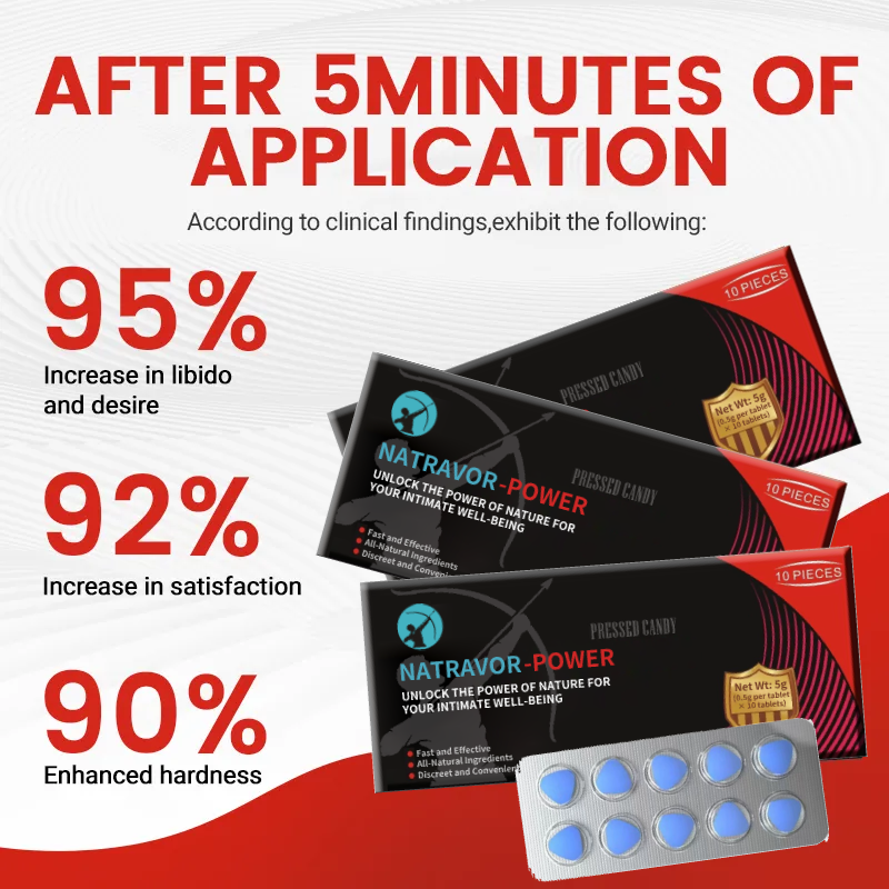 🌟NATRAVOR® Men's Care Compressed Candy Tablets🔥Stronger And Longer Lasting🔥