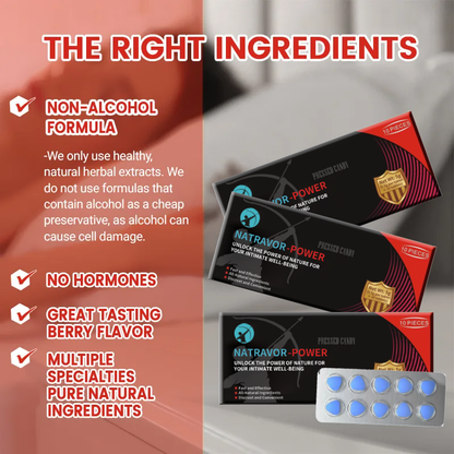 🌟NATRAVOR® Men's Care Compressed Candy Tablets🔥Stronger And Longer Lasting🔥